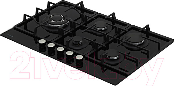 Изображение товара Газовая варочная панель Akpo PGA 755 WGC-T BL