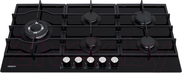 Изображение товара Газовая варочная панель Akpo PGA 905 WGC-T BL