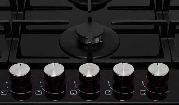 Изображение товара Газовая варочная панель Akpo PGA 905 WGC-T BL