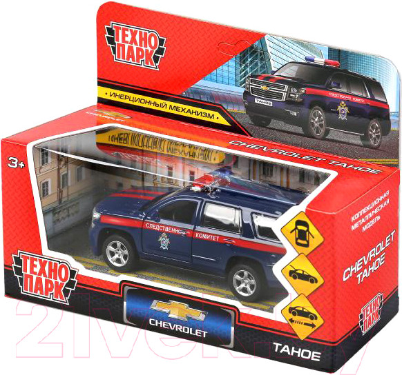 Изображение товара Автомобиль игрушечный Технопарк Chevrolet Tahoe Следственный комитет / TAHOE-12COM-BU