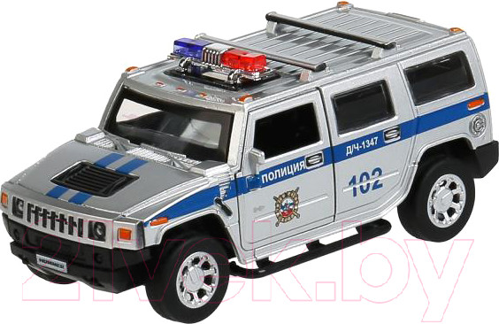 Изображение товара Автомобиль игрушечный Технопарк Hummer H2 Полиция / HUM2-12POL-SR