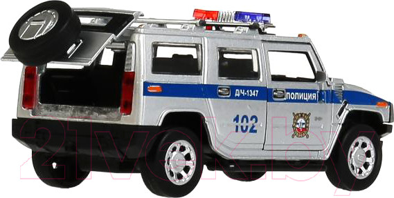 Изображение товара Автомобиль игрушечный Технопарк Hummer H2 Полиция / HUM2-12POL-SR