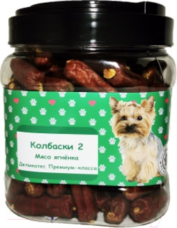 Изображение товара Лакомство для собак O'dog Колбаски. Мясо ягненка (750г)