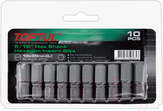 Изображение товара Набор бит Toptul FSDA1010G