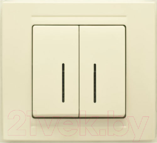 Изображение товара Выключатель Gunsan Moderna 01 29 12 00 150 104 (кремовый)