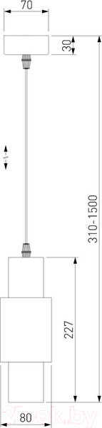 Изображение товара Потолочный светильник Евросвет 50204/1 LED (черный/матовое золото)