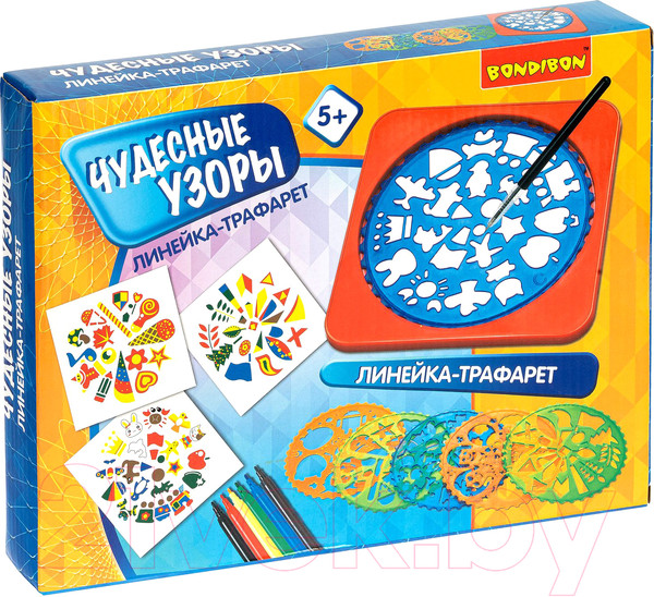 Изображение товара Развивающая игра Bondibon Чудесные узоры / ВВ4837