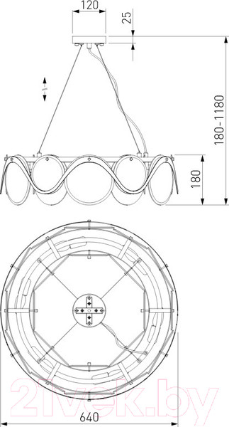 Изображение товара Люстра Bogate's 322/6
