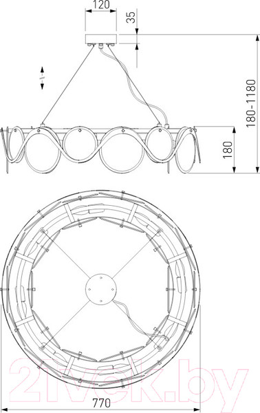 Изображение товара Люстра Bogate's 322/8