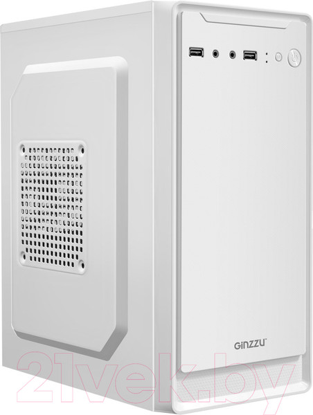 Изображение товара Корпус для компьютера Ginzzu B185 (белый)