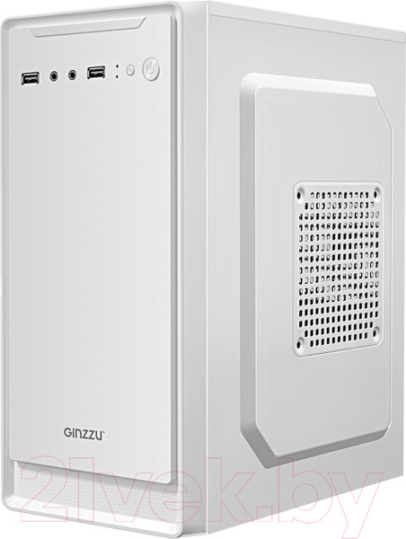 Изображение товара Корпус для компьютера Ginzzu B185 (белый)