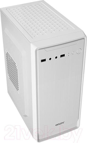 Изображение товара Корпус для компьютера Ginzzu B185 (белый)