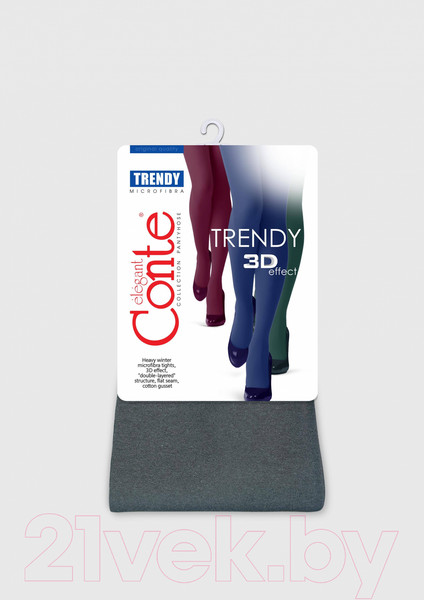 Изображение товара Колготки Conte Elegant Trendy Melange (р.3, verde)
