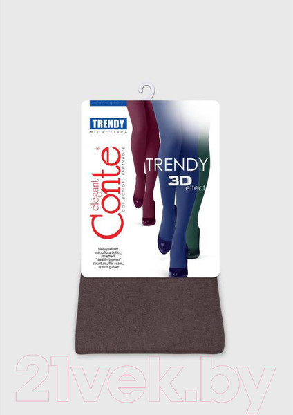 Изображение товара Колготки Conte Elegant Trendy Melange (р.4, chocolate)