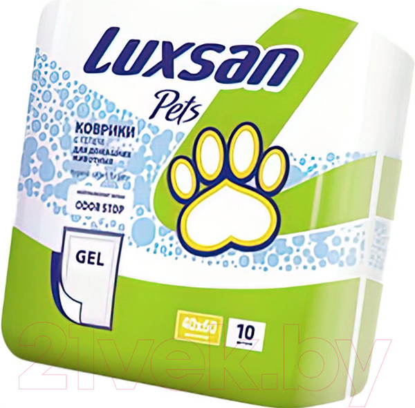 Изображение товара Одноразовая пеленка для животных Luxsan Premium Gel 40x60 (15шт)
