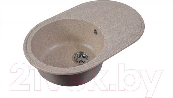 Изображение товара Мойка кухонная БелЭворс Rondo L (темно-бежевый)