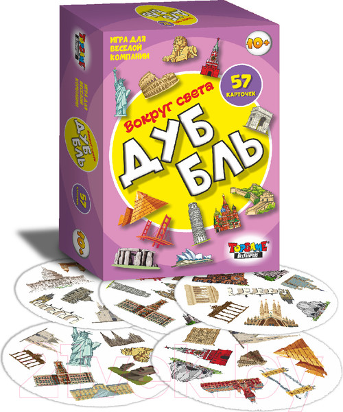 Изображение товара Настольная игра Topgame ДуББль. Вокруг света / 01708