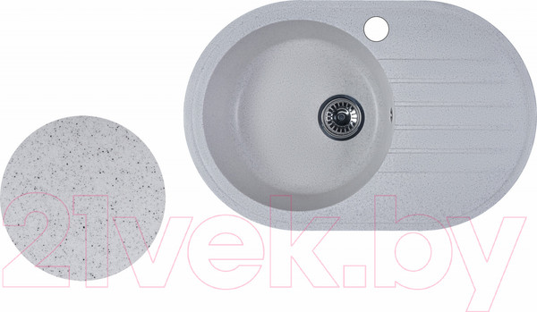 Изображение товара Мойка кухонная БелЭворс Rondo L (олово)