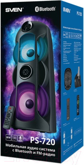 Изображение товара Портативная акустика Sven PS-750 (черный)