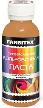 Изображение товара Колеровочная паста Farbitex Универсальная (100мл, ореховый)