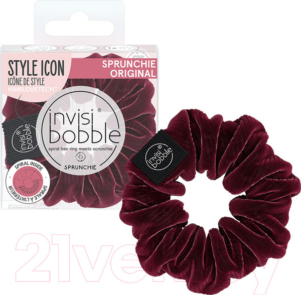 Изображение товара Резинка для волос Invisibobble Sprunchie Red Wine is Fine