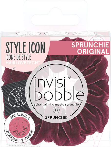 Изображение товара Резинка для волос Invisibobble Sprunchie Red Wine is Fine