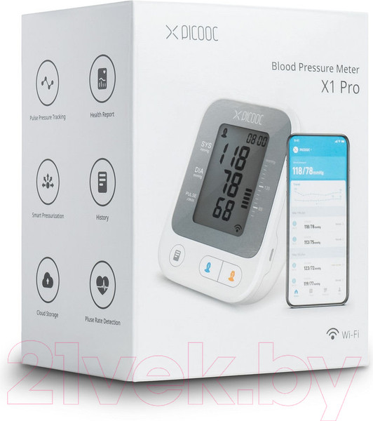 Изображение товара Тонометр Picooc X1 Pro (6972282740407) (белый)