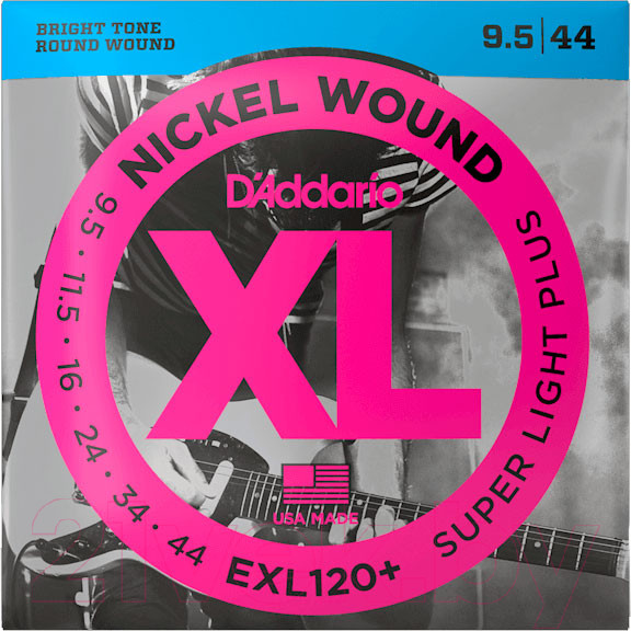 Изображение товара Струны для электрогитары D'Addario EXL120+