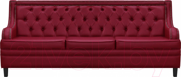 Изображение товара Диван Brioli Чикаго трехместный (L16/вишневый)