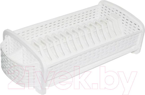 Изображение товара Сушилка для посуды Violet Ротанг / 270106 (белый)
