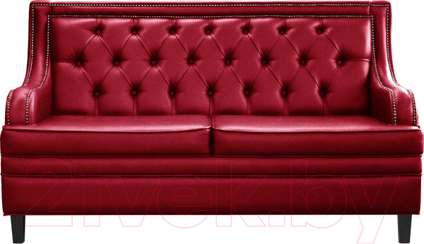 Изображение товара Диван Brioli Чикаго двухместный (L16/вишневый)
