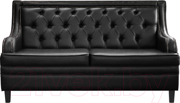 Изображение товара Диван Brioli Чикаго двухместный (L22/черный)