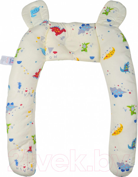 Изображение товара Бортик в кроватку Farfello Динозавры / W2 (желтый)