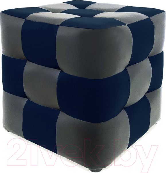 Изображение товара Пуф Brioli Рубик (L20-L18/серый/синий)