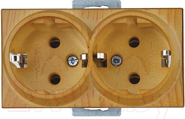 Изображение товара Розетка Mutlusan Rita 2200 202 0258 (дуб)