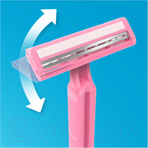 Изображение товара Набор бритвенных станков Gillette Blue II одноразовые (5шт)