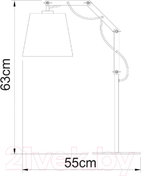Изображение товара Настольная лампа Arte Lamp Pinoccio Bianco A5700LT-1WH