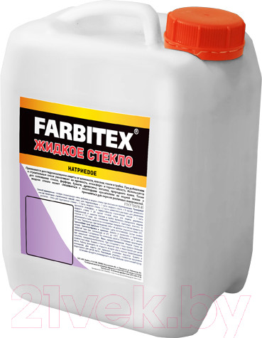 Изображение товара Жидкое стекло Farbitex 1.3кг