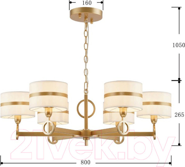 Изображение товара Люстра FAVOURITE Mateo 2634-6P