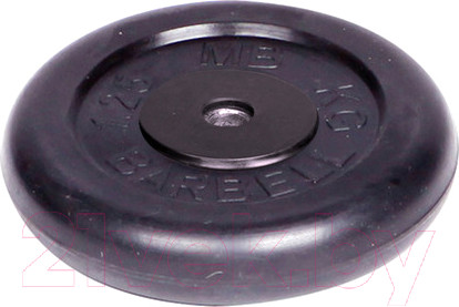 Изображение товара Диск для штанги MB Barbell d26мм 1.25кг (черный)