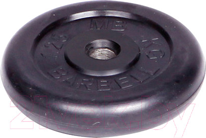 Изображение товара Диск для штанги MB Barbell d31мм 1.25кг (черный)
