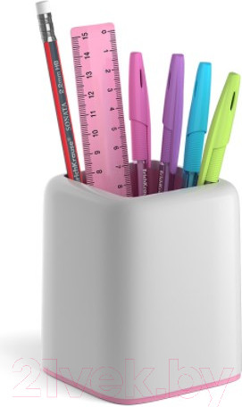 Изображение товара Настольный набор Erich Krause Forte Pastel / 53280 (белый/розовый)