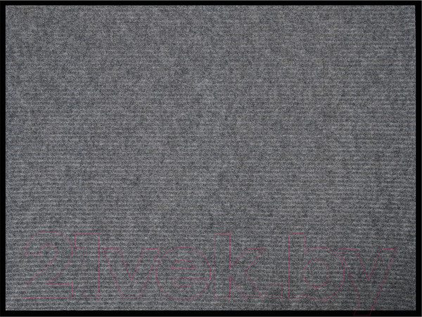 Изображение товара Коврик грязезащитный Kovroff Стандарт ребристый 90x120 / 20402 (серый)