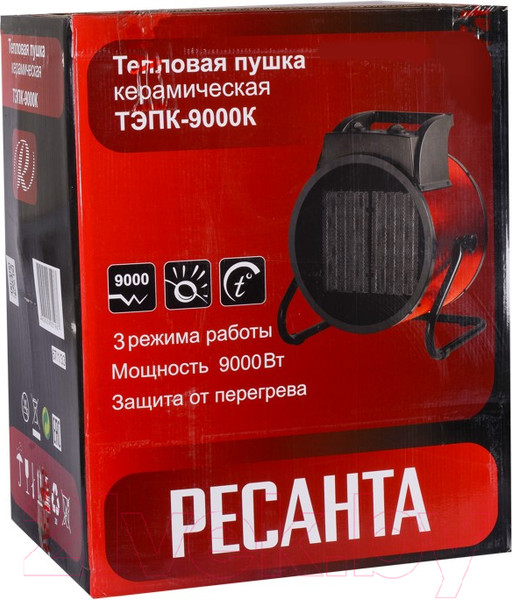 Изображение товара Тепловая пушка электрическая Ресанта ТЭПК-9000K (67/1/33)