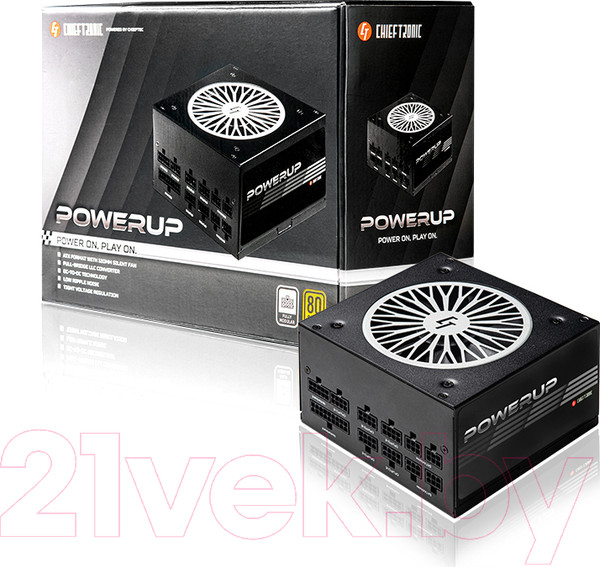 Изображение товара Блок питания для компьютера Chieftec Chieftronic PowerUP GPX-750FC 750W