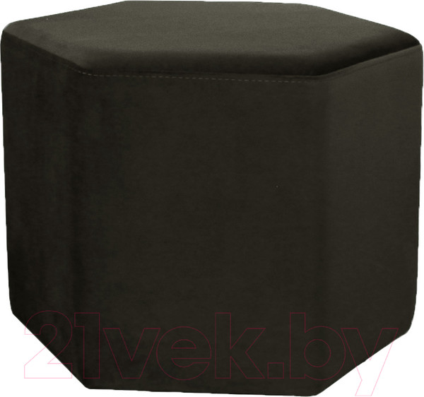 Изображение товара Пуф Brioli Сота (B17/темно-серый)