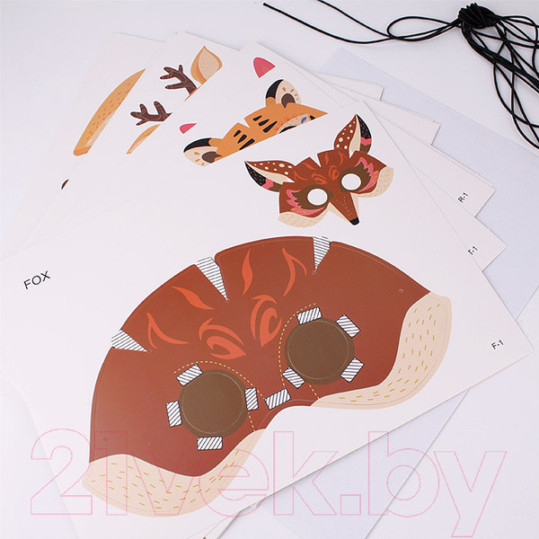 Изображение товара Набор для творчества Darvish Маска 3D Животные / DV-T-2607