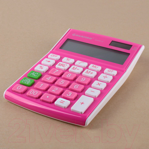 Изображение товара Калькулятор Darvish DV-2707-12Pk (розовый)