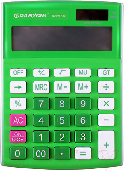 Изображение товара Калькулятор Darvish DV-2707-12N (зеленый)