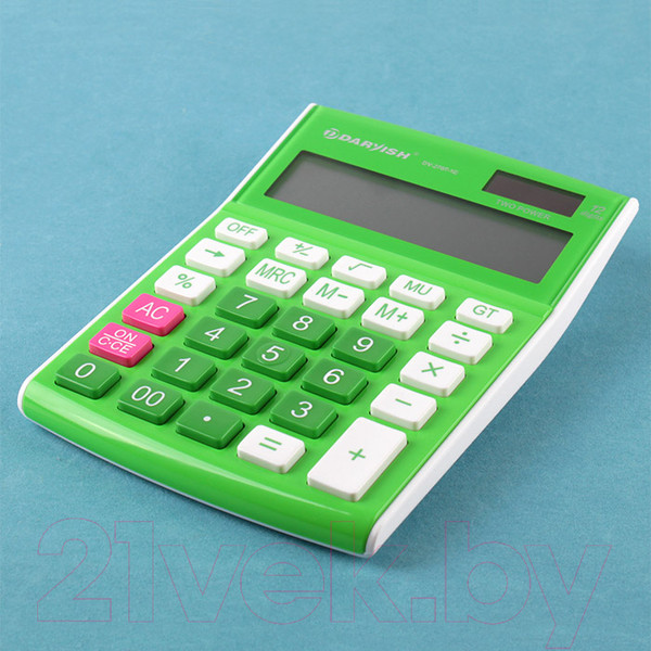 Изображение товара Калькулятор Darvish DV-2707-12N (зеленый)